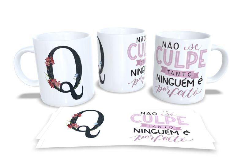 Imagem de Canecas Personalizadas Alfabeto Black com Frases