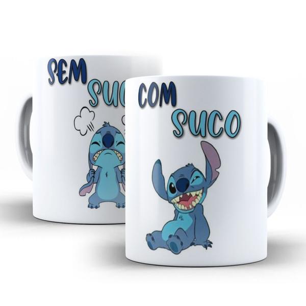 Imagem de Canecas Personalizadas Stitch Com café - Sem Café