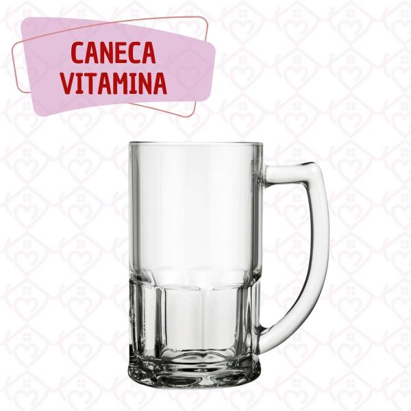 Imagem de Canecas Vidro 320 ML Linha Vitamina P/ Drinks Cerveja - 8 UN