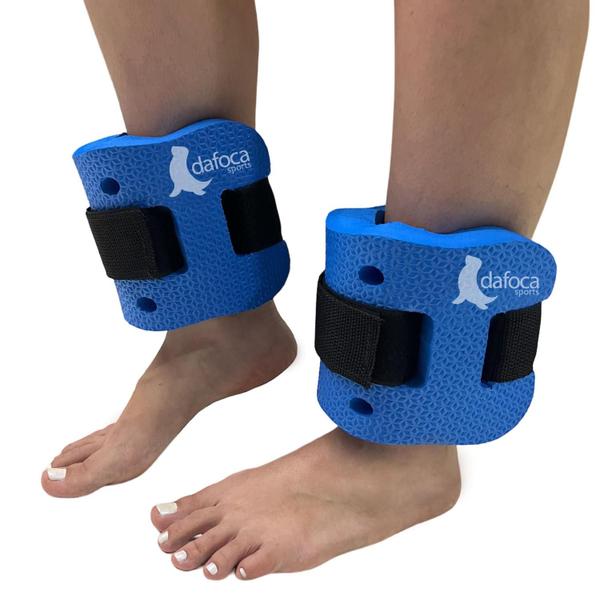 Imagem de Caneleiras Aquáticas Para Hidroterapia Em EVA Peso 2 à 3kg DF4031-Az Azul Dafoca Sports