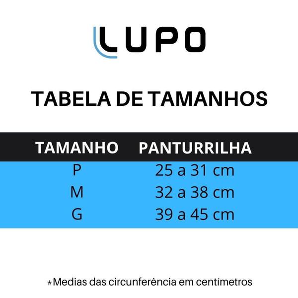 Imagem de Canelito Lupo Alta Compressão Anatômico Panturrilha Corrida 15000-001