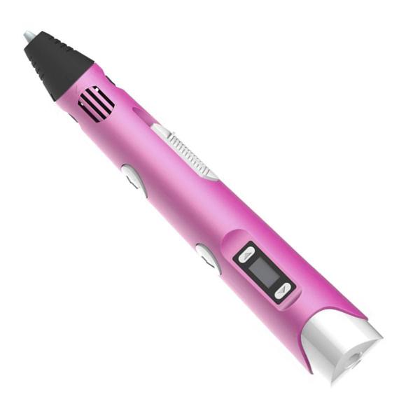 Imagem de Caneta 3D Pla Abs Controle Velocidade Temperatura Usb - Rosa