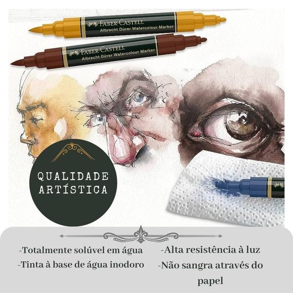 Imagem de Caneta Aquarela Albrecht Dürer Faber Castell 199 Preto