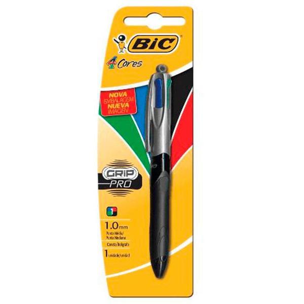 Imagem de Caneta Bic 4 Cores Grip Pro 1.0mm