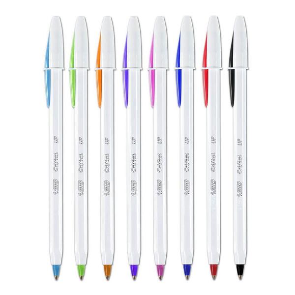 Imagem de Caneta BIC Colorida Cristal UP Esferográfica 1.2mm