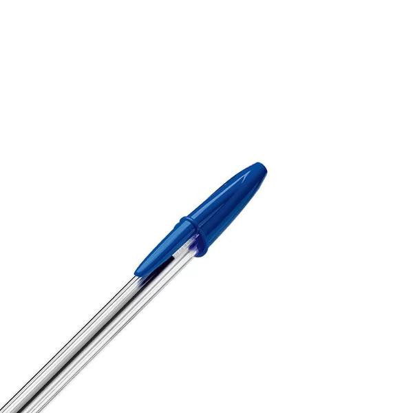 Imagem de Caneta Bic Crista 1.0 Média Azul - Caixa Com 50 Unidades