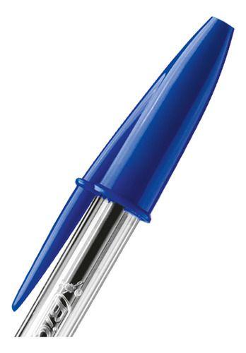 Imagem de Caneta Bic Cristal Azul/ponta Média/ Caixa Com 50 Unidades