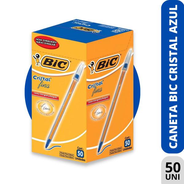 Imagem de Caneta Bic Cristal Com 50Un