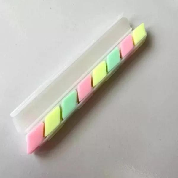 Imagem de Caneta Borracha BRW Reposicionável Tons Pastel com Refil