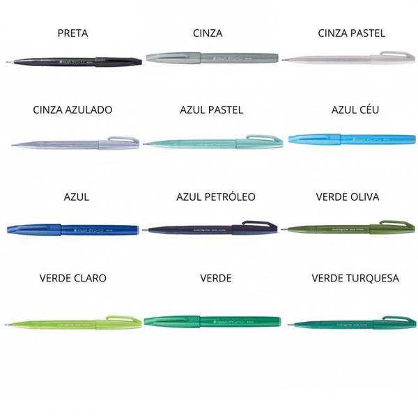 Caneta Brush Sign Pen Pentel Imagem de Caneta Brush Sign Pen Pentel