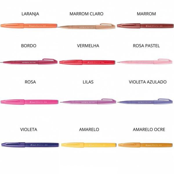 Caneta Brush Sign Pen Pentel Imagem de Caneta Brush Sign Pen Pentel