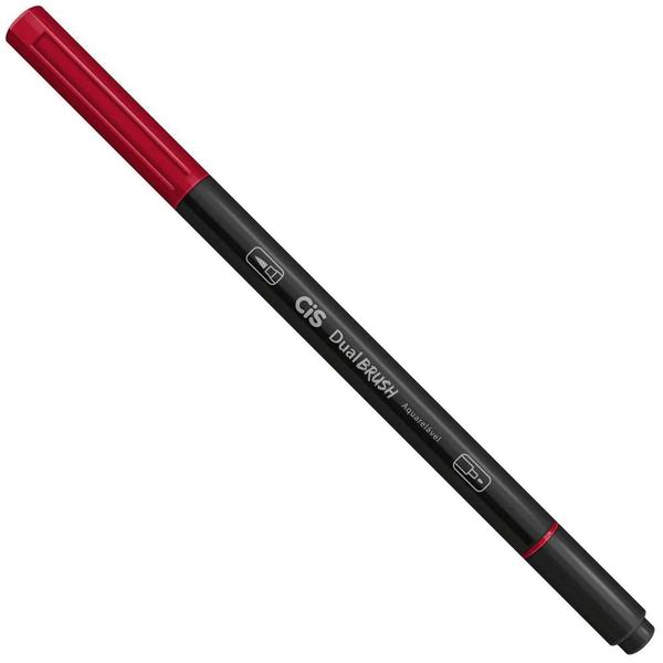 Imagem de Caneta CIS Aquarelavel Dual Brush 15 Vermelho Escuro