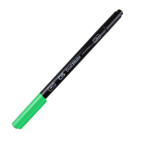 Imagem de Caneta CIS Aquarelavel Dual Brush Verde Claro 55