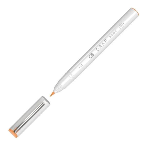 Imagem de Caneta Cis Graf Brush Fine Laranja - Cis