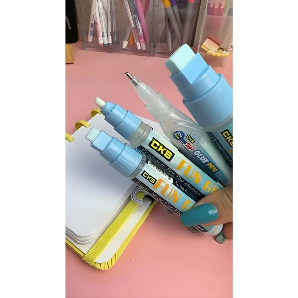 Imagem de Caneta Cola  Fun Glue Cks Gl 310  Ponta Chanfrada Arte Scrapbook