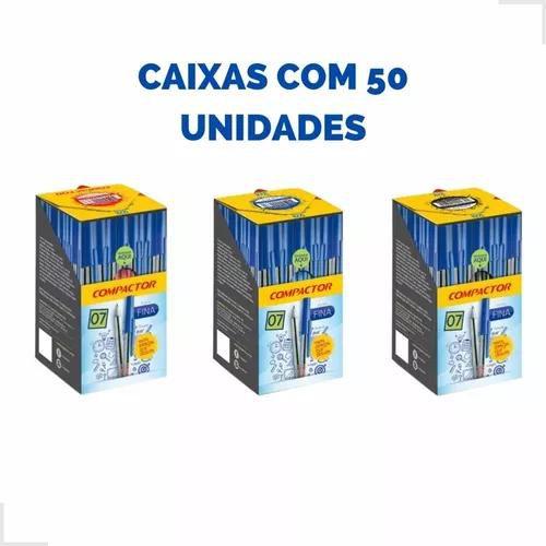 Imagem de Caneta compactor 0.7 azul c/50 unidades