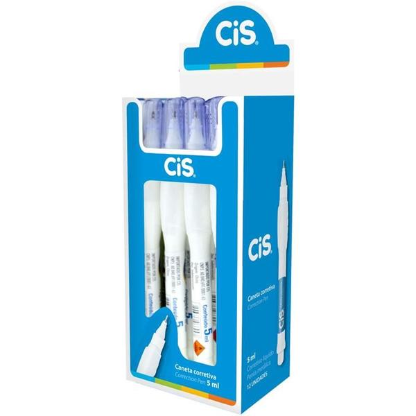 Imagem de Caneta corretiva cis correction pen 5ml metal sertic