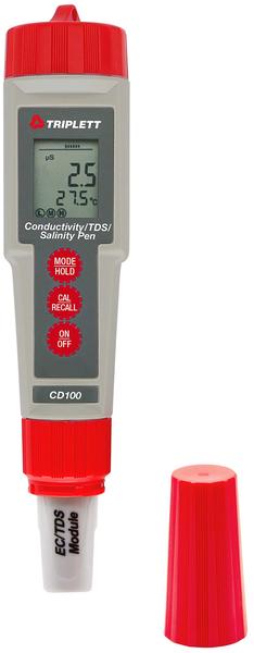 Imagem de Caneta de condutividade/TDS/Salinity Triplett CD100 Waterpro.