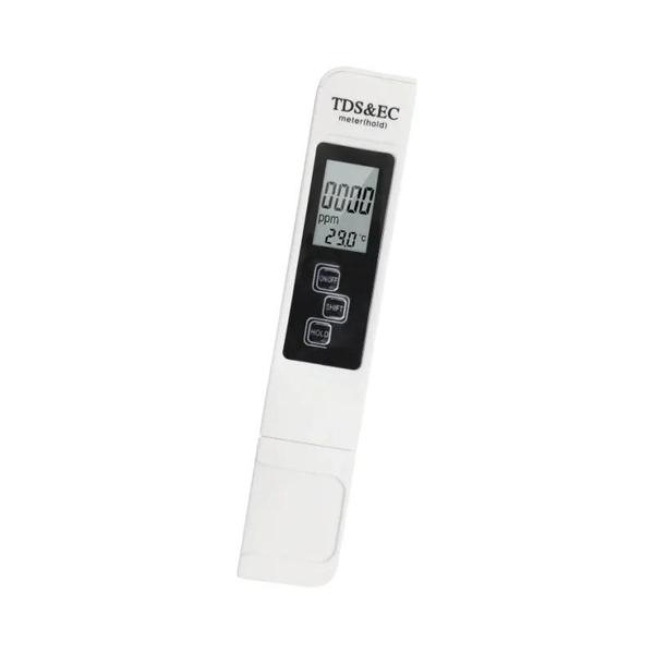 Caneta de Detecção de Qualidade da Água com Display LCD - Medidor de Condutividade e Temperatura Imagem de Caneta de Detecção de Qualidade da Água com Display LCD - Medidor de Condutividade e Temperatura