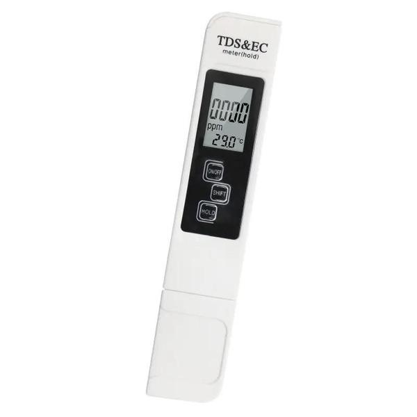 Caneta de Detecção de Qualidade da Água com Display LCD - Medidor de Condutividade e Temperatura Imagem de Caneta de Detecção de Qualidade da Água com Display LCD - Medidor de Condutividade e Temperatura