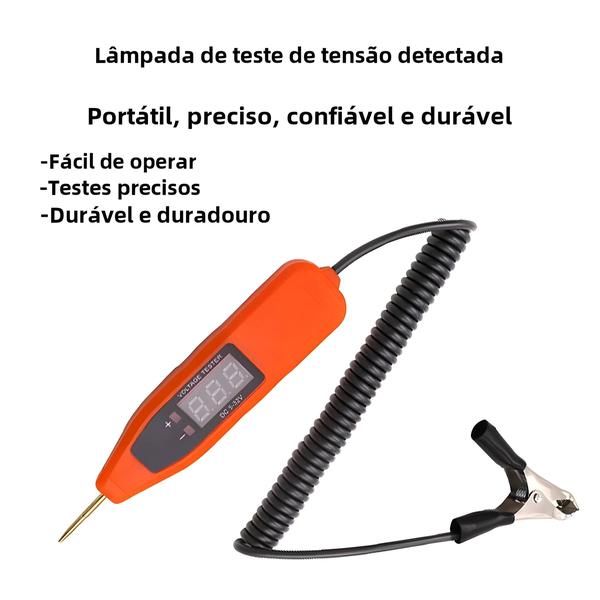 Imagem de Caneta de Luz Multifuncional para Teste de Carro - Display Digital e Verificação de Energia