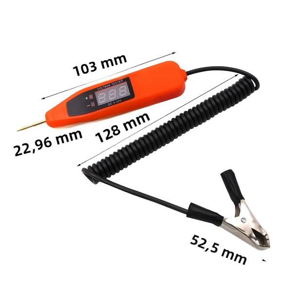 Imagem de Caneta de Luz Multifuncional para Teste de Carro - Display Digital e Verificação de Energia