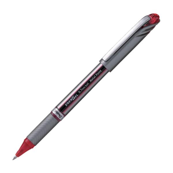 Imagem de Caneta Energel 0.7mm Metal Point Vermelho Pentel