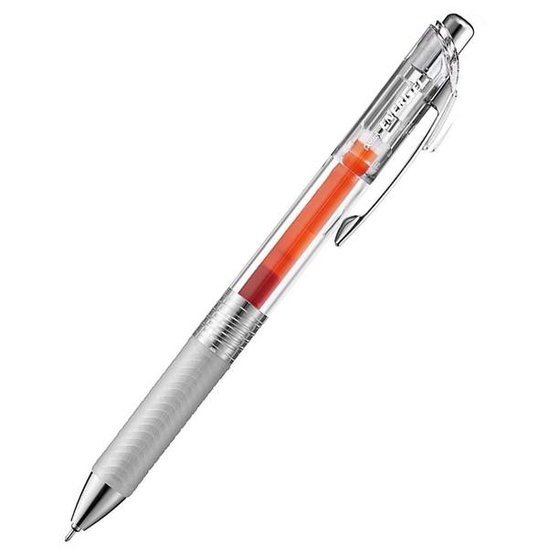 Imagem de Caneta Energel Infree Retrátil Laranja 0,5mm Pentel BLN75TL-F