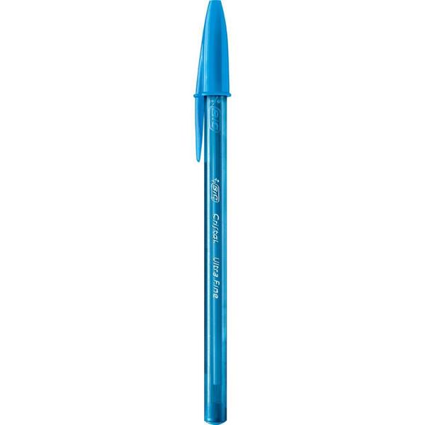 Imagem de Caneta Esferográfica 0.7mm Ultra Fina Azul Turquesa - Bic