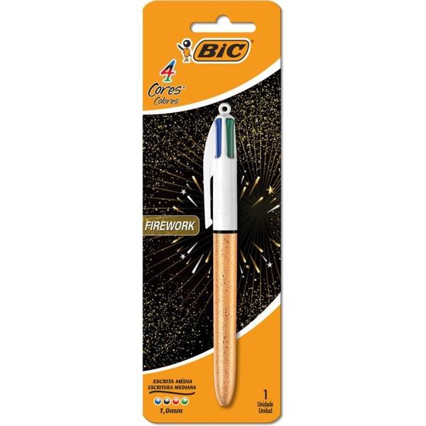 Imagem de Caneta Esferografica BIC 4  Cores Firework