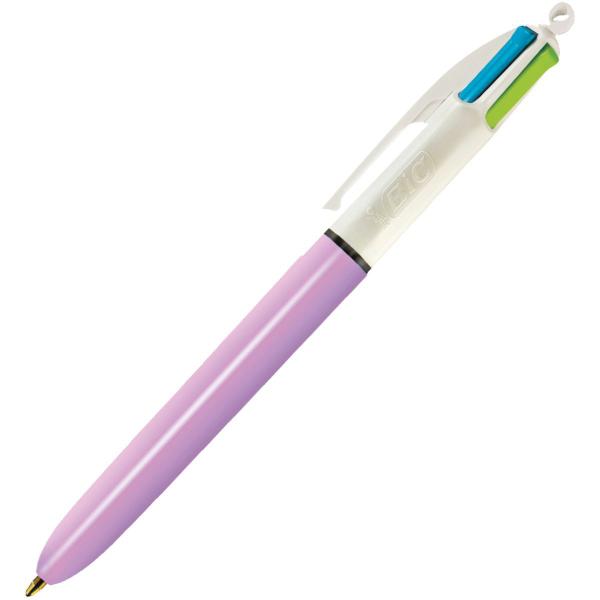 Imagem de Caneta Esferografica BIC 4 Cores Refresh Corpo Rosa