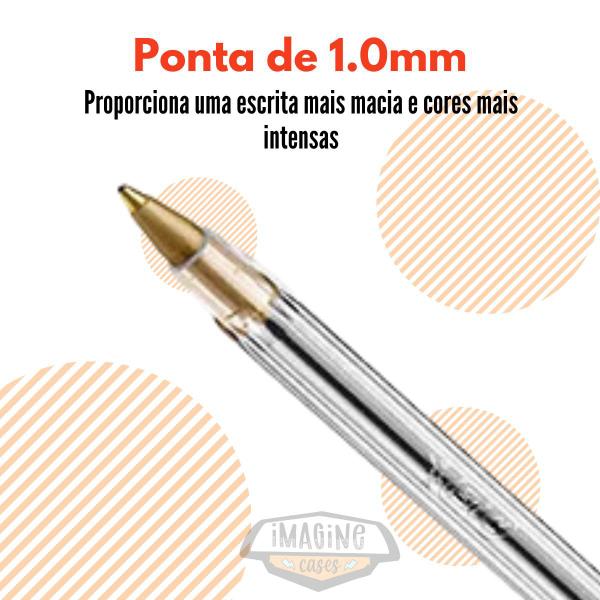 Imagem de Caneta Esferográfica BIC Cristal Dura Mais Ponta Média 1.0mm