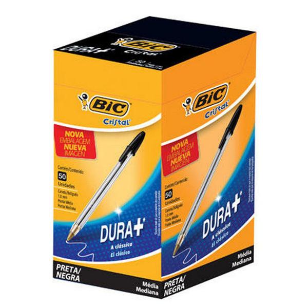 Caneta Esferográfica BIC Cristal Original CAIXA COM 50 UND Imagem de Caneta Esferográfica BIC Cristal Original CAIXA COM 50 UND