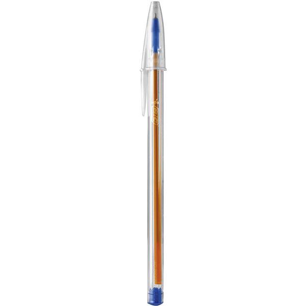 Imagem de Caneta Esferográfica BIC Cristal Precisão, Azul Ponta Fina de 0.8mm  Bt 3 UN