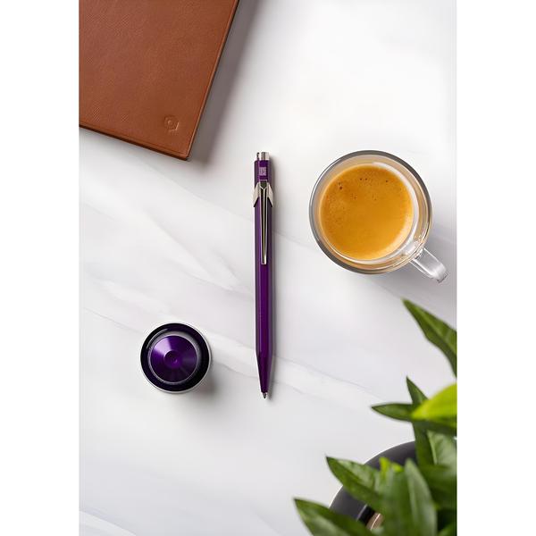 Imagem de Caneta Esferográfica Caran D'ache 849 Nespresso Violeta 3ª Edição