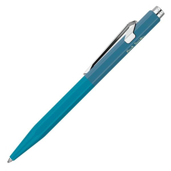 Imagem de Caneta Esferográfica Caran d'Ache 849 Paul Smith Cyan Steel