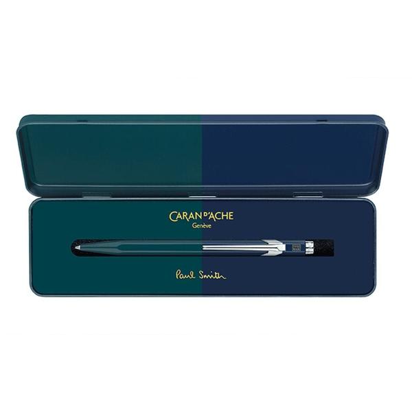 Imagem de Caneta Esferográfica Caran d'Ache 849 Paul Smith Green Navy