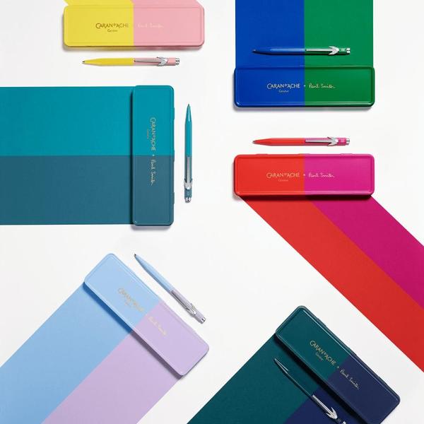 Imagem de Caneta Esferográfica Caran d'Ache 849 Paul Smith Skyblue