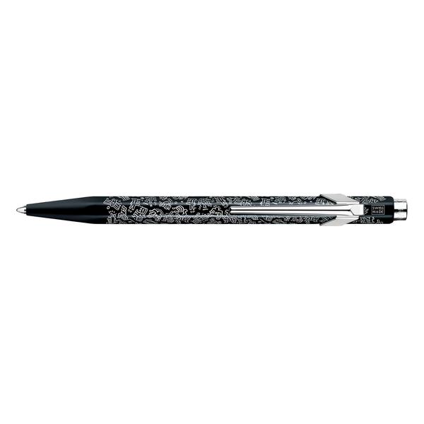 Imagem de Caneta Esferográfica Caran D'ache Ballpoint Pen Keith Haring Preta Special Edition