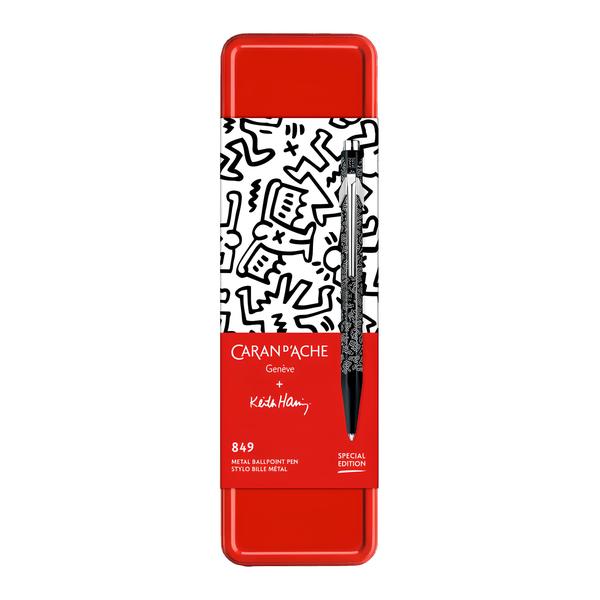 Imagem de Caneta Esferográfica Caran D'ache Ballpoint Pen Keith Haring Preta Special Edition