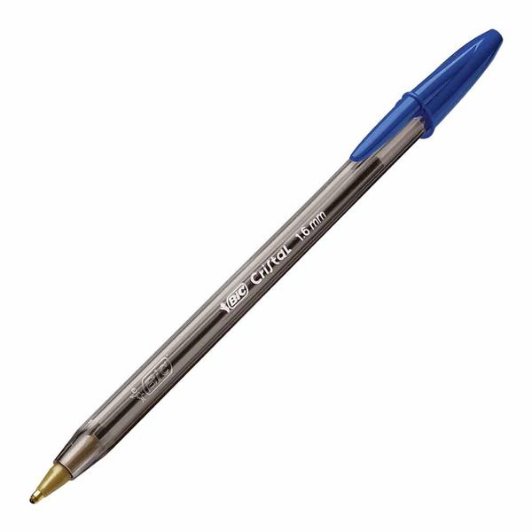 Imagem de Caneta Esferográfica Cristal Bold 1.6mm Azul 884633 Bic - 25un