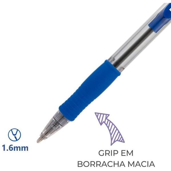 Imagem de Caneta Esferográfica Super Grip 1.6mm Azul - Pilot