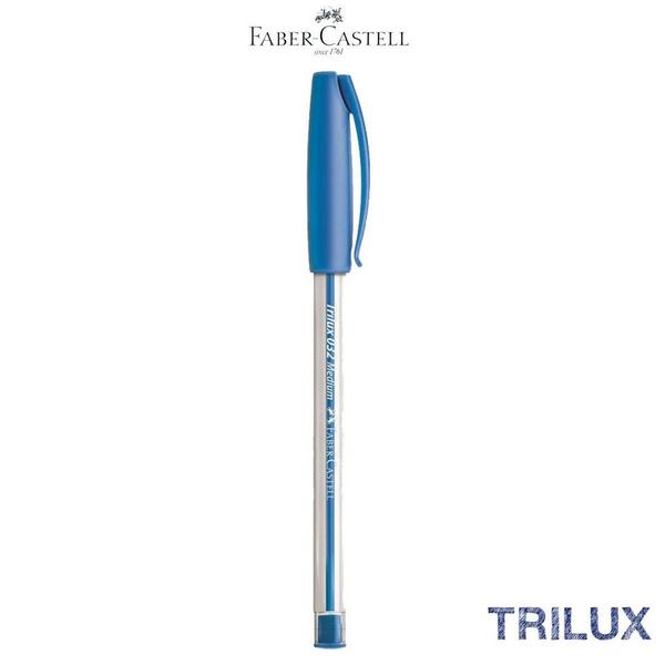 Imagem de Caneta Esferográfica Trilux Colors 1.0mm azul claro - Faber-Castell