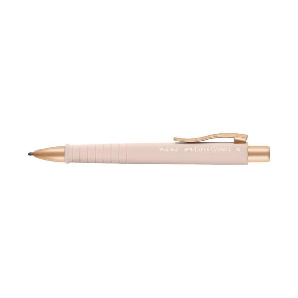 Imagem de Caneta Faber Castell 1.0 poly ball urban rosa gold com estojo