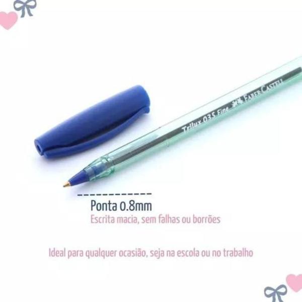 Imagem de Caneta faber castell - azul cx c/50