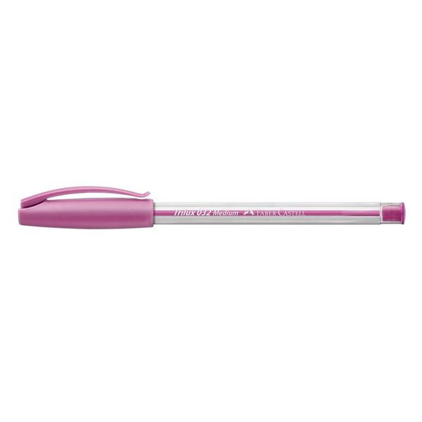 Imagem de Caneta Faber Castell Esferografica Trilux 1.0m Rosa 12un 