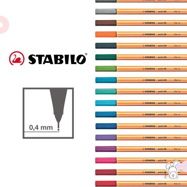 Imagem de Caneta Fineliner Stabilo Point 88 Varias Cores Unidade