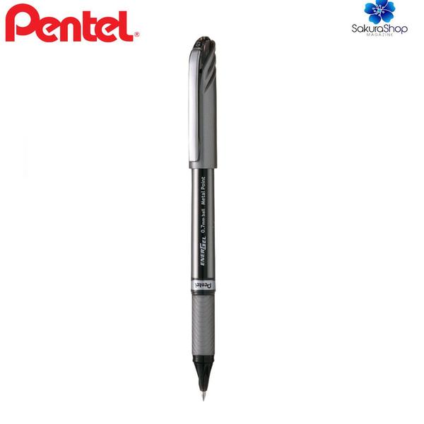 Imagem de Caneta Gel Energel PENTEL Seca Rápido Canhoto 0.7mm Metal Point