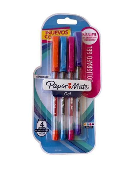 Imagem de Caneta Gel - Paper Mate - Econogel 4 Cores