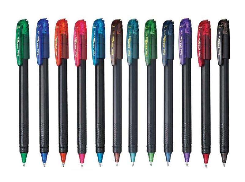 Imagem de Caneta Gel PENTEL Energel Makkuro 0.7mm - Unidade